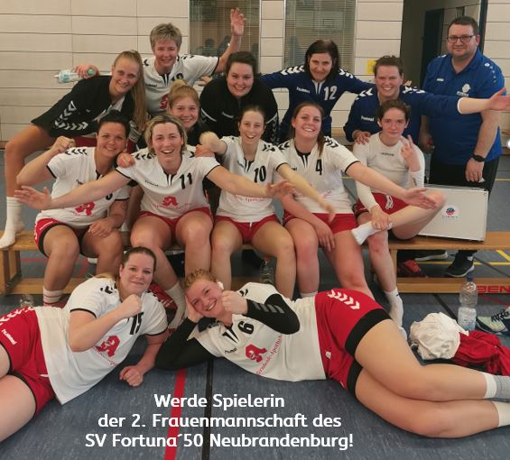 Spielerinnen  für die 2. Frauenmannschaft des  SV Fortuna '50 Neubrandenburg gesucht